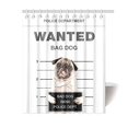 thumbnail image 1 of ABPHQTO Cortina de ducha de tela impermeable para baño Bad Dog 150x180 cm, 1 of 2