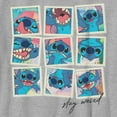 thumbnail image 2 of Boy's Lilo & Stitch Stay Weird Portraits Graphic Tee Athletic Heather X Large, 2 of 5