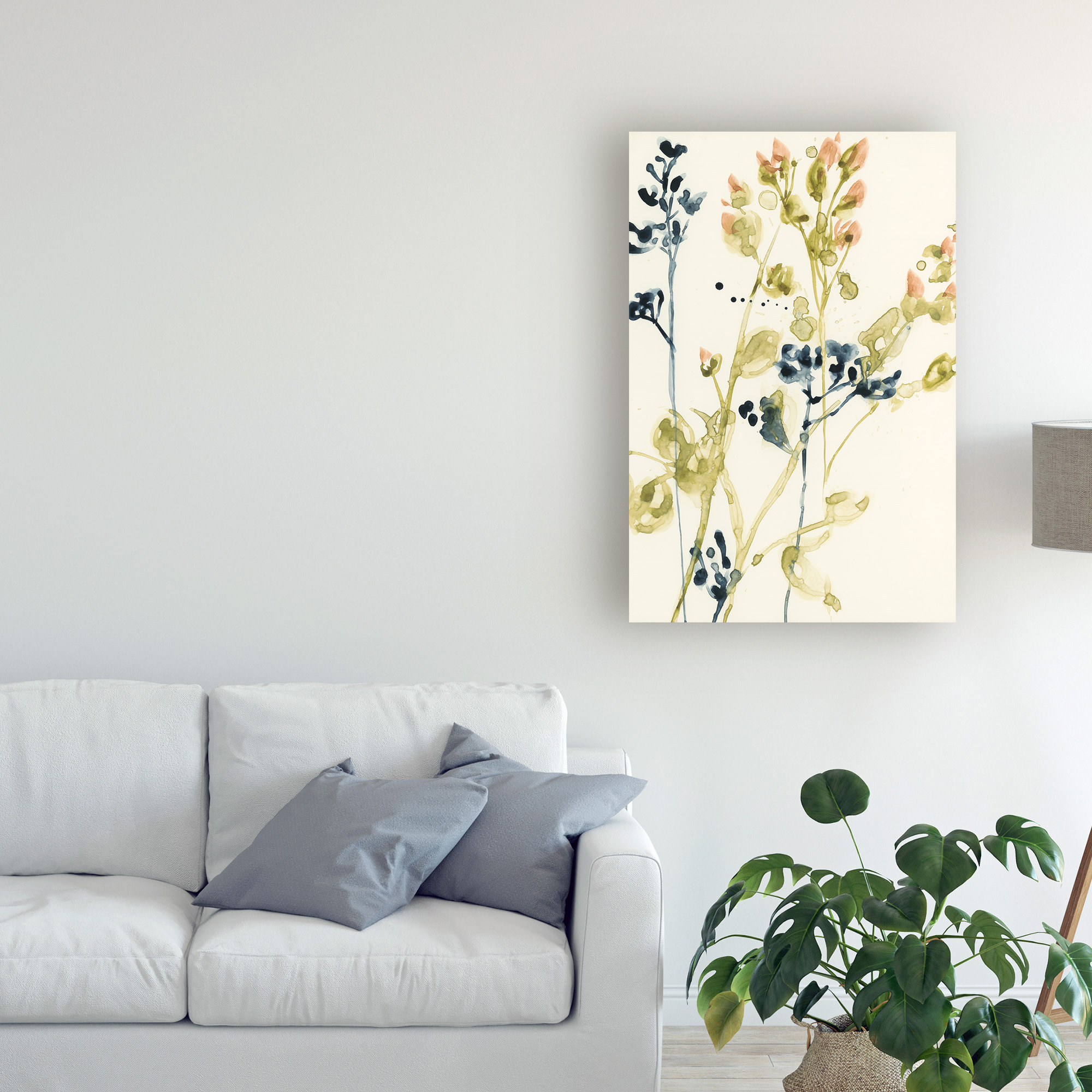 Trademark Fine Art 'Blush Buds I' Canvas Art by Jennifer Goldberger