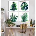 thumbnail image 3 of Tropical Plant Wall Art Boho Bathroom Decor Green Monstera Canvas Prints Bedroom Painting Botanical Posters for Kitchen Living Room Home Decorations Leaf Pictures Minimalist Artwork 16×16" 4Pcs/Set, 3 of 6