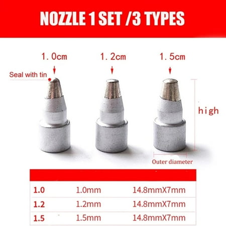 

Goodhd Electric Desoldering Tool Accessories Solder Sucker Pump Replace for Nozzle