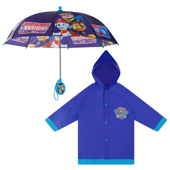 Set de ropa impermeable Nickelodeon Paw Patrol para niños de 2 a 7 años