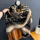 thumbnail image 4 of Poncho cálido de lujo de cachemira para invierno para mujer, bufanda cuadrada grande con estampado, chal, manta de pashmina gruesa para mujer, bufanda Echarpe 2024, 4 of 5