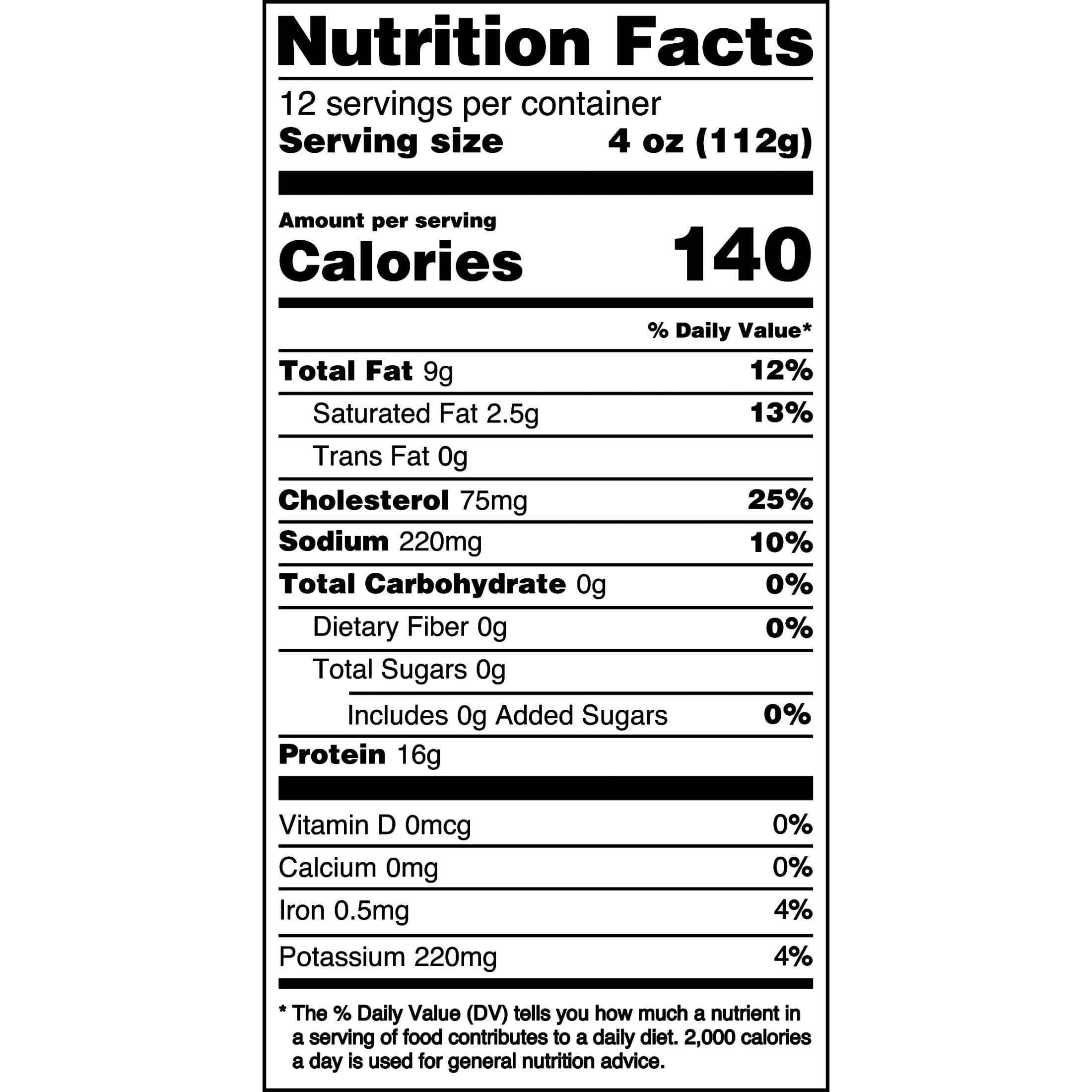 Great Value All Natural Boneless Skinless Chicken Thighs, 3 lb (Frozen)