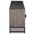 thumbnail image 5 of Ashley Furniture Treybrook Wood Accent Cabinet in Distressed Gray & Black, 5 of 13