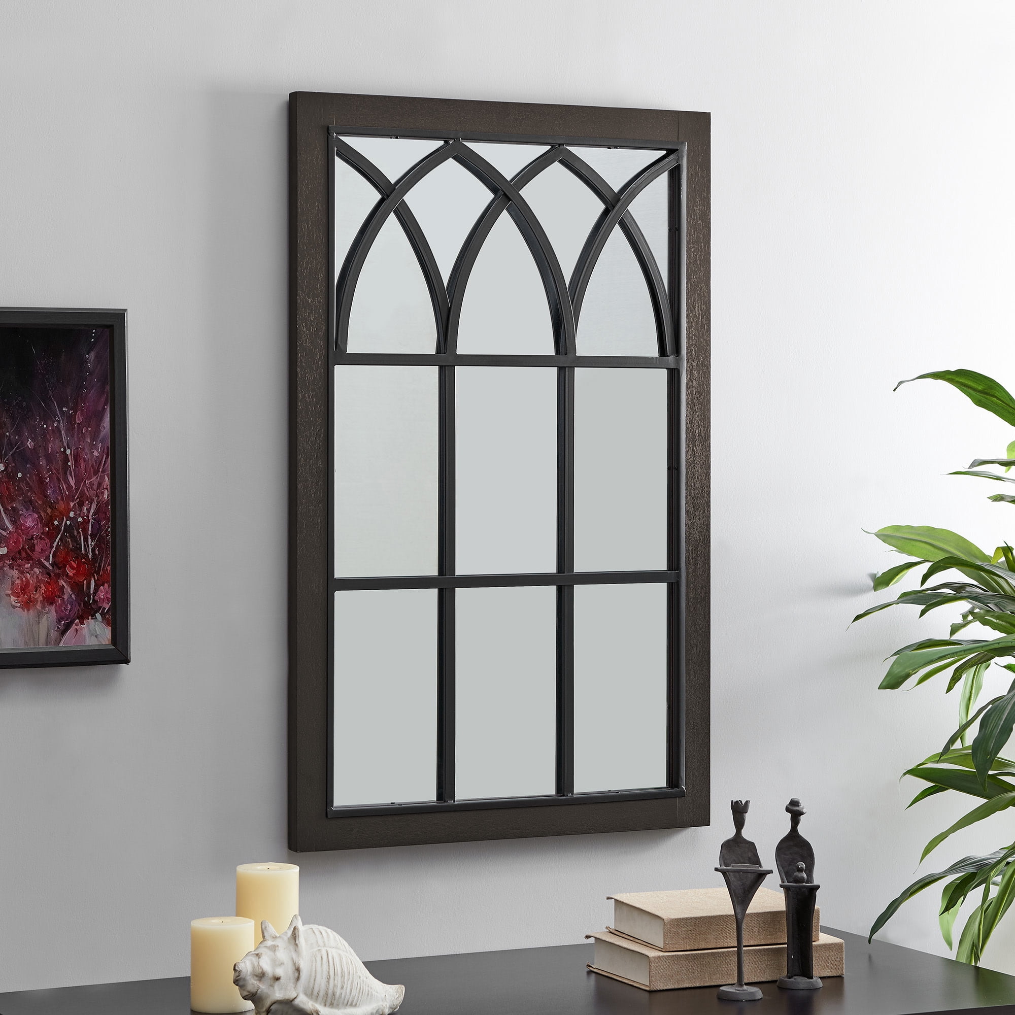 FirsTime & Co. Gray Grandview Arch Wall Mirror, Farmhouse, Rectangular,  23.6 x 1.25 x 37.4 in - Walmart.com