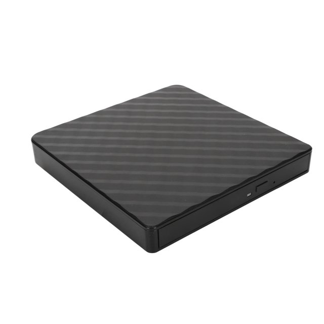 DVD Player, Plug and Play Black External CD DVD Drive Shockproof for Computer for Desktop