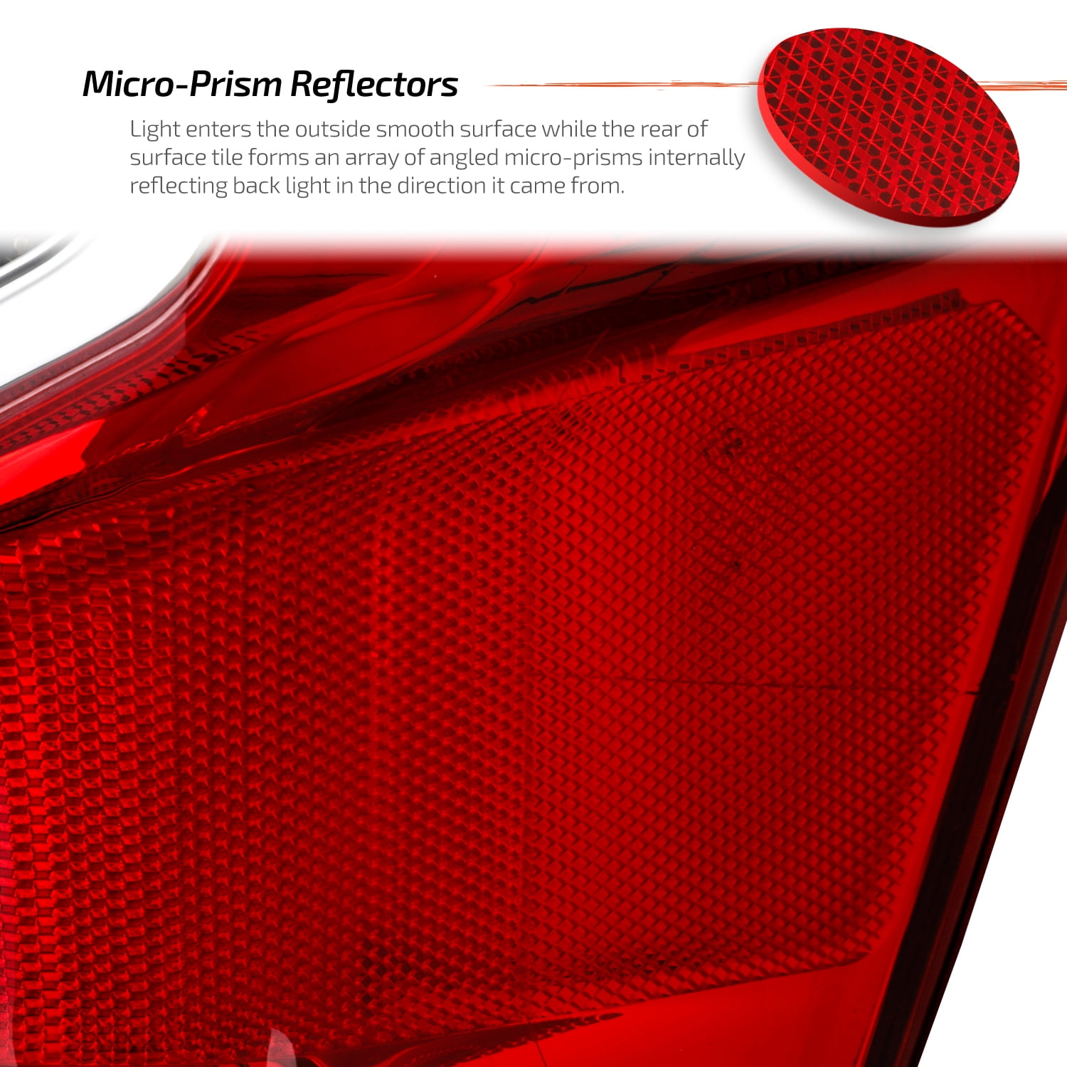 AKKON - Fits 2016-2023 Titan XD Pickup Chrome Red Tail Light Brake Lamp Passenger Right Side Replacement