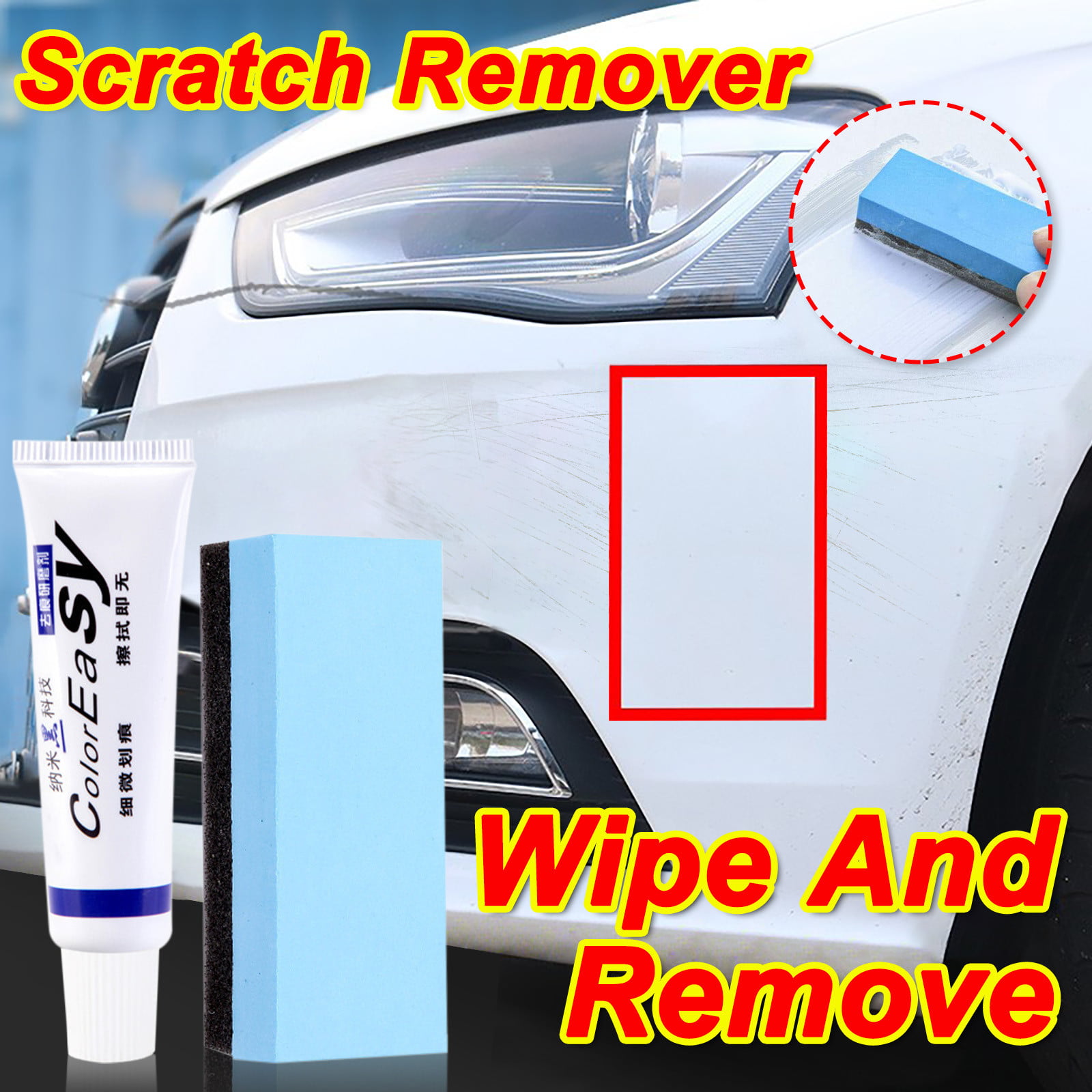 SDJMa Car Scratch Repair Spray Set with Sponge Brush, 100ml Car Quick  Repair Nano Spray, Fast Flawless Repair Scratch Spray, Nano Ceramic Crystal  Coating Car Fine Scratch Removal Spray 