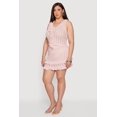 thumbnail image 2 of Women's Plus Size Crochet Ruffle Trim Mini Skirt, 2 of 4