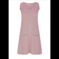 thumbnail image 3 of Vestido de Mujer Sin Mangas con Cuello en V y Bolsillos, , Talla XL, 3 of 5