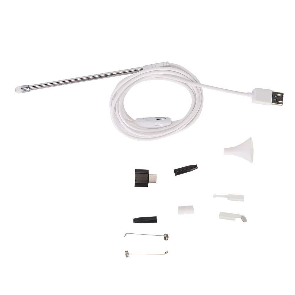 Mgaxyff 4.9mm Visual Ear Nose Cavity Endoscope Endoscope Camera Video