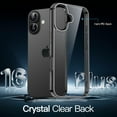 thumbnail image 3 of JETech Case for iPhone 16 Plus 6.7-Inch, Non-Yellowing Shockproof Phone Bumper Cover, Anti-Scratch Clear Back (Black), 3 of 6