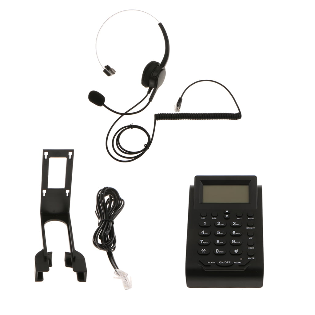 HT580 Hands-free Headband Foldable Customer Service Call Telephone Headset 
