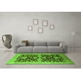 thumbnail image 3 of Ahgly Company Indoor Square Oriental Green Traditional Area Rugs, 5' Square, 3 of 4