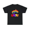 thumbnail image 3 of Unity LGBT Love Live Be Happy LGBT Flag Gay Pride Month Womens Plus Size Tops, 3 of 8