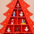 thumbnail image 3 of Árbol de Navidad de madera DIY para mesa de escritorio con accesorios decorativos, decoración de mesa hecha a mano, juguete de regalo DIY Vhermosa FLD-3520, 3 of 3