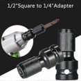 thumbnail image 4 of 4 Pcs Impact Adaptor 1/2 Square Drive To 1/4 Hex Shank Socket Adapter Quick Release Chuck Converter ju, 4 of 5