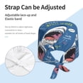 thumbnail image 3 of Vsdgher Great White Shark Men Women Adjustable Cap Working Hat Tie Back Cap, Work Cap, 3 of 7