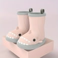 thumbnail image 5 of Toddler Girl's Cartoon Shark EVA Rain Boots, Non-slip Wear-resistant Waterproof Rain Shoes For Outdoor, 5 of 5