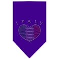 thumbnail image 2 of Pet and Dog Bandana Rhinestone, "Italy Heart", 2 of 2