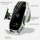thumbnail image 3 of Soporte inalámbrico para teléfono con cargador de coche, Sensor inteligente de carga rápida, soporte de sujeción automático para coche, 3 of 5
