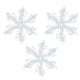 thumbnail image 2 of XUNRYAN - Adornos de copos de nieve de invierno con purpurina blanca por menos de 10 $, juego de decoraciones colgantes para bodas, fiestas, cumpleaños, hogar, árbol de Navidad, ventana, puerta,, 2 of 6