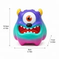 thumbnail image 3 of Simulation Cyclops Monster Squishy Squishy for Adults Soft Rubber Sensory Gadget Creative Character Office Desk Accessory Pressure Relief Tool 1 Pack, 3 of 7