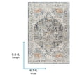 thumbnail image 5 of Livabliss Area Rugs for Living Room, 7x9 Beckham Traditional Charcoal Rug, Bedroom Dining Room Home Decor Stain Resistant Carpet (6'7" x 9'6"), 5 of 5