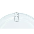 thumbnail image 2 of Stylish Enamel Plates, White Round Durable Dinner Serving Platter for Indoor Outdoor - Swans, 7 Inches, 2 of 2