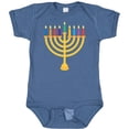 thumbnail image 3 of Inktastic Hanukkah Menorah Candles Boys or Girls Baby Bodysuit, 3 of 5