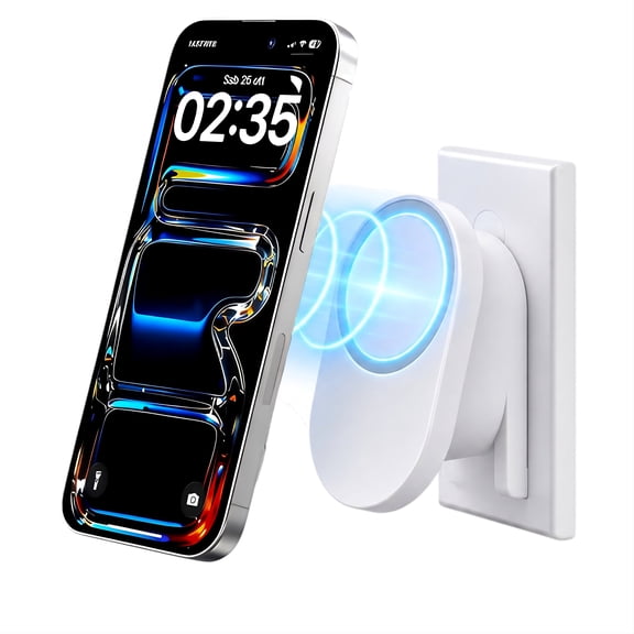 IJS Magnetic Wireless Charger Plug, 15W Fast Phone Charger, Magsafe Compatible for iPhone Series, Samsung Galaxy, Google Pixel