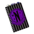 thumbnail image 1 of Cuaderno espiral plateado Buffalo Addams Family Wednesday de 5 pestañas, 1 of 9