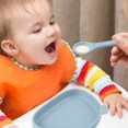thumbnail image 3 of Juego de vajilla infantil de 4 piezas, plato de bebé de silicona, cuenco antideslizante con cuchara y tenedor, plato de bebé, cuenco con ventosa, libre de BPA, apto para lavavajillas y, 3 of 5