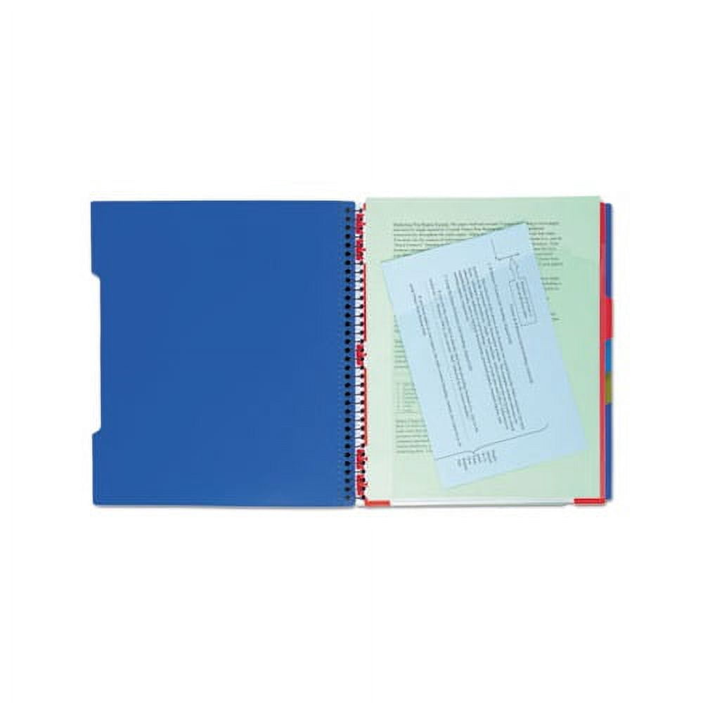 Advance Wirebound Notebook 3 Subjects, Medium/College Rule, Assorted Color Covers, 11 x 8.5, 150 Sheets