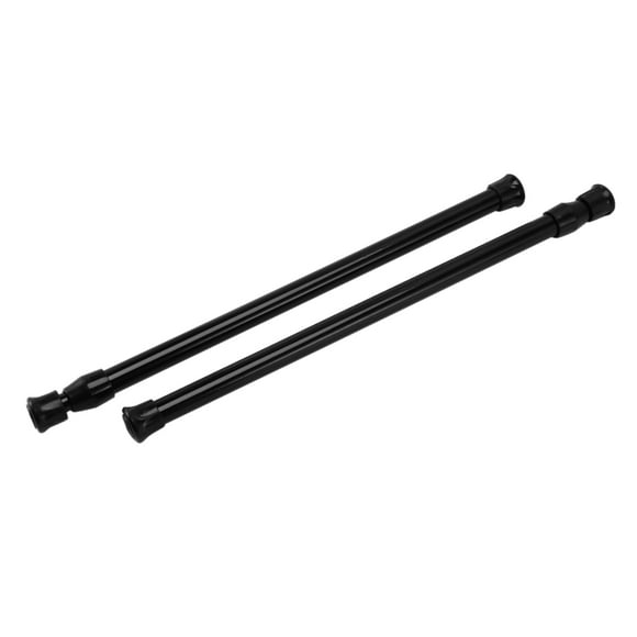 Small Tension Rods for Cabinets Cupboard Bars for RV Closets Refrigerator, Spring Rods 11.8 to 19.6 Inches, 12 Packs