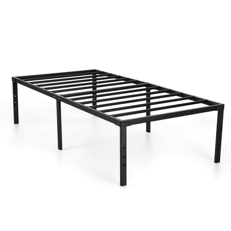 OYAJIA Full Size Bed Frame with Headboard No Box Spring