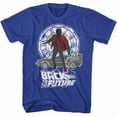 thumbnail image 2 of Back to the Future Silhouette Collage Royal Adult T-Shirt, 2 of 2