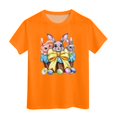thumbnail image 4 of ZTKWD Girls Pleated T Shirts Kids Summer Short Sleeve Fashion Tops Tees 2-14 years Easter, 4 of 4
