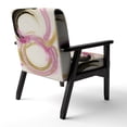 thumbnail image 5 of Designart "Modern Fluid Gold And Pink I" Upholstered Modern & Contemporary Accent Chair and Abstract Arm Chair - Multiple Color & Pattern, 5 of 7