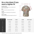 thumbnail image 5 of Balery Kitchen Food Camisa Casual de Manga Corta con Botones para Hombre, Texturizada, Estilo Cubano, para Playa, Verano-X-Large, 5 of 5