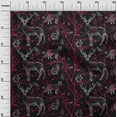 thumbnail image 3 of oneOone Rayon Pink Fabric Animal Sewing Material Print Fabric By The Yard 56 Inch Wide, 3 of 4