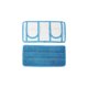 thumbnail image 1 of Cubierta Plana de Limpieza Doméstica Paño de Limpieza de Mano Giratorio Reemplazable, Cubierta de Absorción Fuerte Lavable de la Máquina de Poliéster Azul, Cubierta de Limpieza de 30x15x1cm / 11.8x5.9, 1 of 6