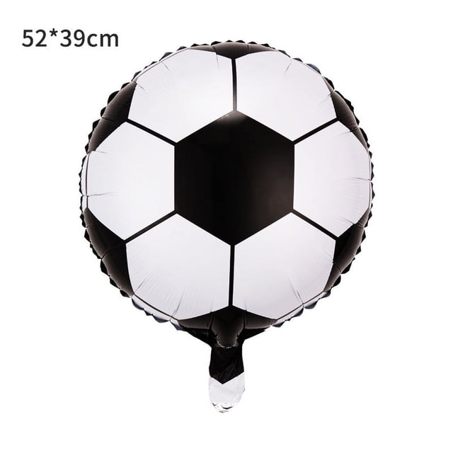 Globo de fútbol Baloncesto Deportes Globo de película de aluminio Copa del mundo Accesorios decorativos