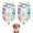 Rainbow Princess Flower, variant on Dog Bandana 2 Pack,Rainbow Princess Flower Pattern Bandanas for Dogs,Cat Bandana,Small/ Large Dog Bandana 2 Size,Dog Bandanas