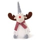 thumbnail image 1 of Dekaim Muñeco De Alce De Navidad Decoración Linda Adorno De Muñeca Animal para Fiesta Hogar Tienda Ventana Oficina(Gris), 1 of 5