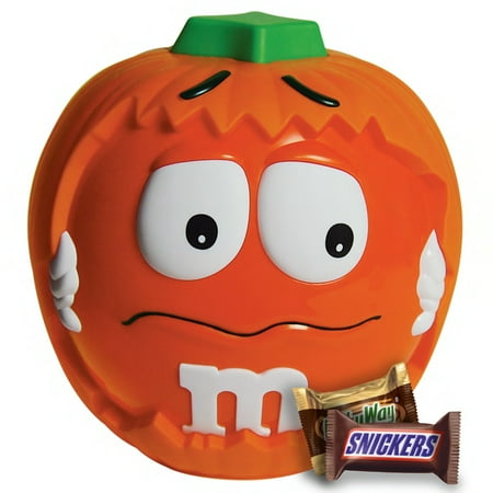 Mars Wrigley MINIS Chocolate Variety Halloween Candy | 24.45 Oz. | Pumpkin Bowl