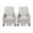 Light Gray, variant on Lucas Contemporary Fabric Recliner (Set of 2)