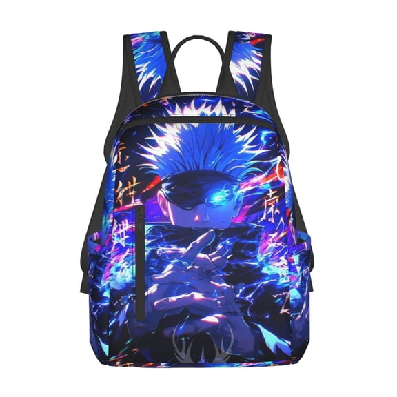 Ju-jutsu Gojo Kai-sen Casual Backpack Laptop Bags Bookbag Daypack Travel Hiking