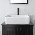 thumbnail image 4 of Eclife 18.9" Ceramic Bathroom Vessel Sink with Faucet and Drain, 4 of 5